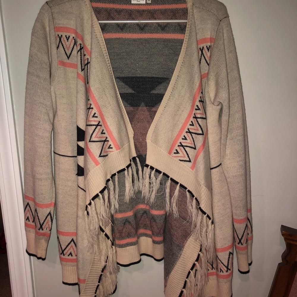 Aztec Print Cardigan/Sweater - Picture 2 of 4